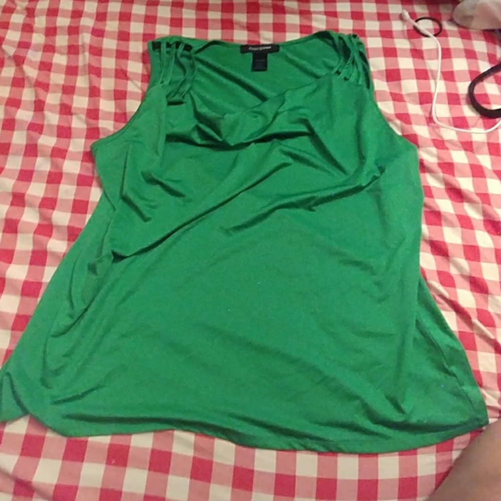 Royal green top Ashley Stewart size 22/24